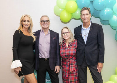 Board Chair Myron Hammes with Kathryn Marshburn, Maureen Maloney, and Rich Taliaferro