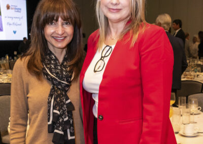 Board Member Rima McIntire and Kate Morris, Channel 12 News
