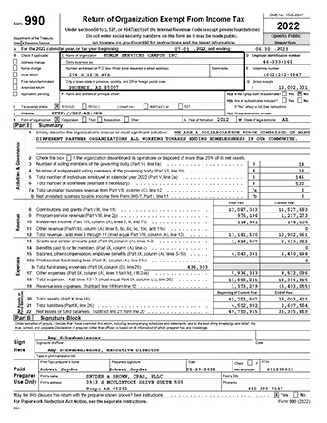 HSC Inc FY 2023 990 Public Version